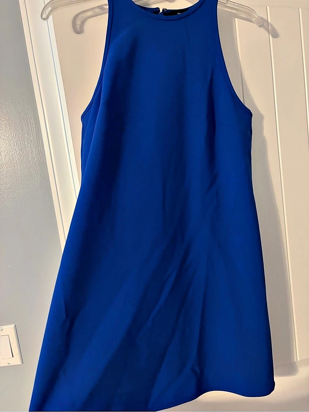 Theory Easy Shift Dress Blue Mini Size 4